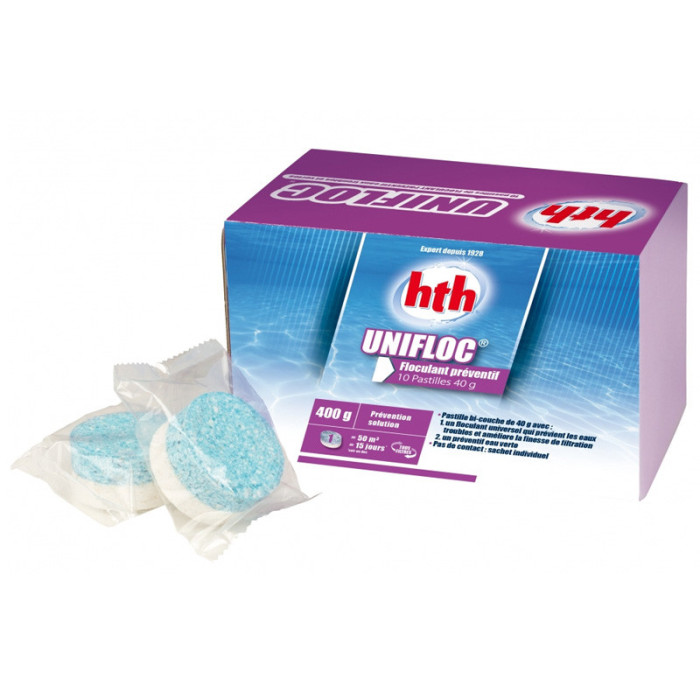 1 Hth Unifloc Floculant préventif pastilles 10 x 40g