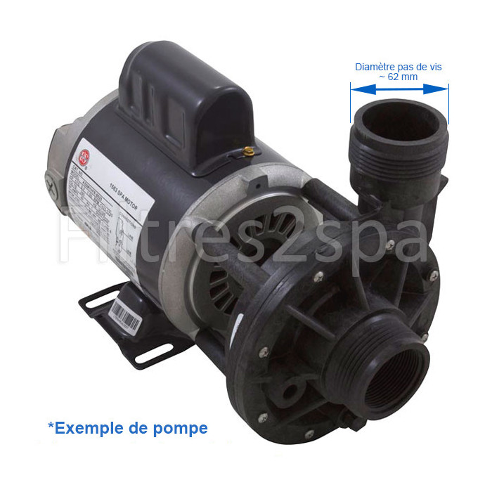 4 Union de pompe spa 1.5 pouce avec joint