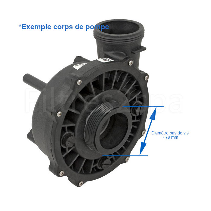4 Union de pompe spa 2.0 pouces avec joint