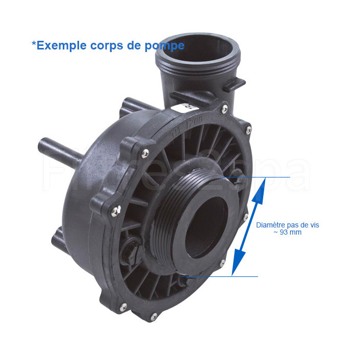 4 Union de pompe spa 2.5 pouces avec joint