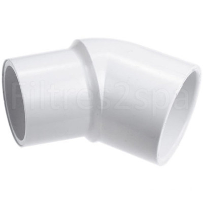 1 Coude à 45° en 1.5 pouce (Mâle / Femelle) pour spa