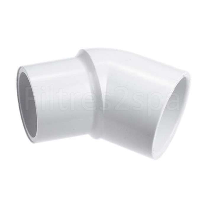 1 Coude à 45° en 1.5 pouce (Mâle / Femelle) pour spa