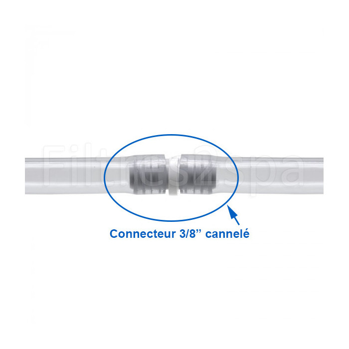 3 Connecteur cannelé 3/8 pouce pour spa