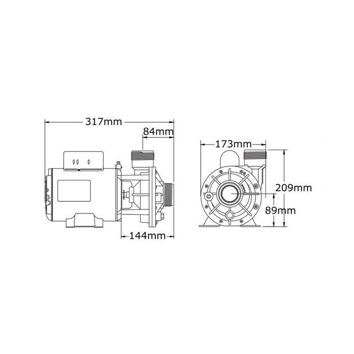 5 Pompe Aqua-Flo Circ Master HP pour spa
