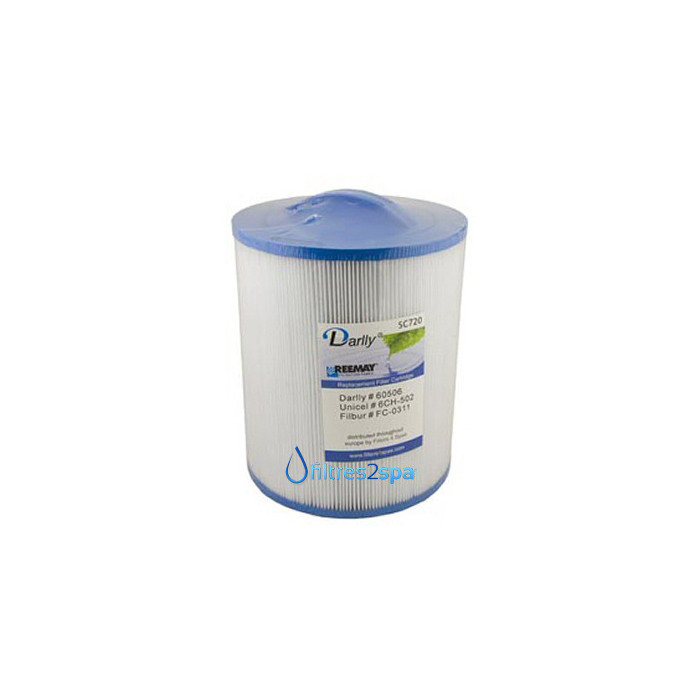 1 Filtre spa Artesian ou Aqualux 6CH-502 / PAS50SV-F2M / 60506