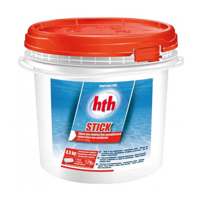 1 Hth Sticks 300 gr - Chlore non stabilisé HTH Piscine