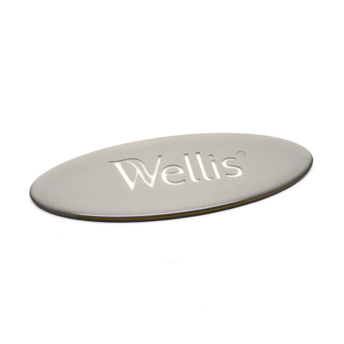 1 Insert avec logo pour appui-tête Wellis Spa