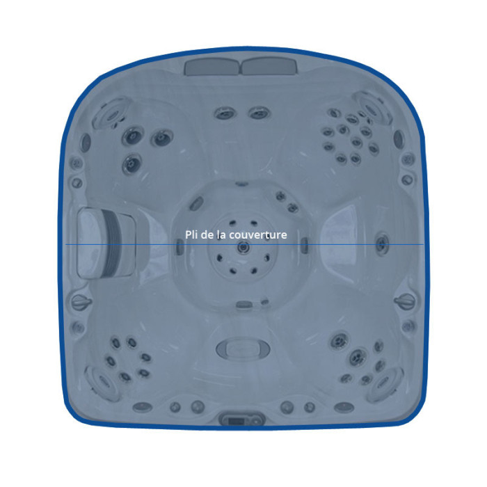 2 Couverture Spa Jacuzzi J-470 - 6476-501