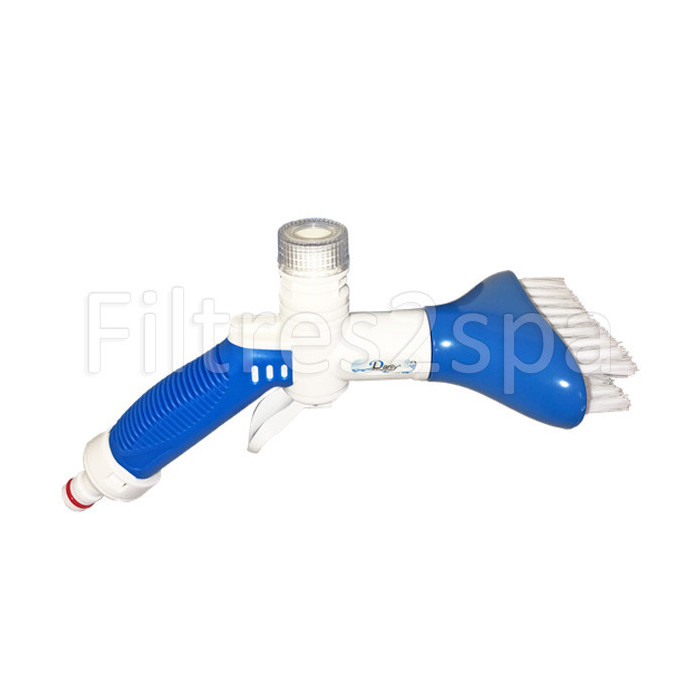 4 Brosse et Jet nettoyeur de Filtres spa Cyclone