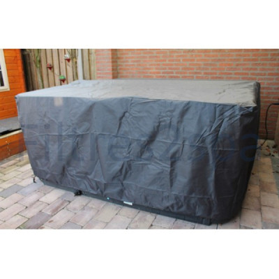 PRELGOSP Couverture Spa, Bache pour Spa Carre Imperméable Couverture Spa,  Anti-UV Bache Spa pour Bain à Remous de Jardin,210 * 210 * 30cm :  : Jardin