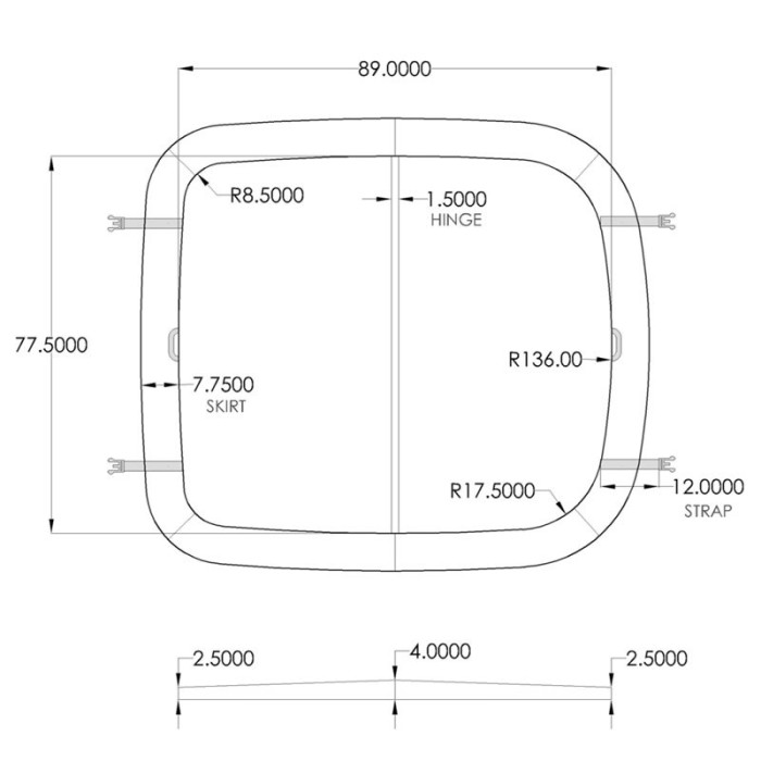 2 Couverture Spa Jacuzzi J-460