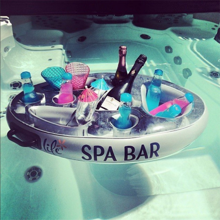 2 Bar gonflable flottant pour spa Life