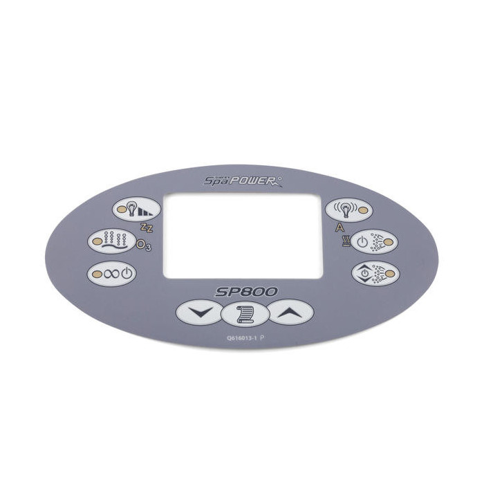 1 Autocollant clavier SP800 Oval
