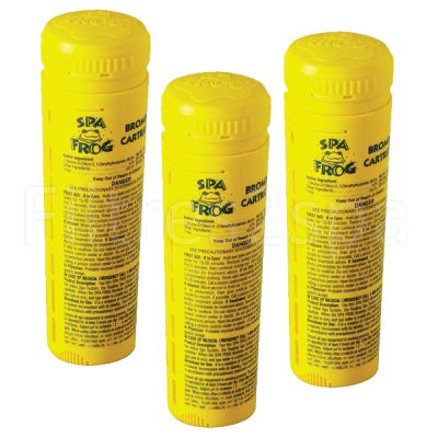 1 Lot de 3 cartouches de brome pour spa