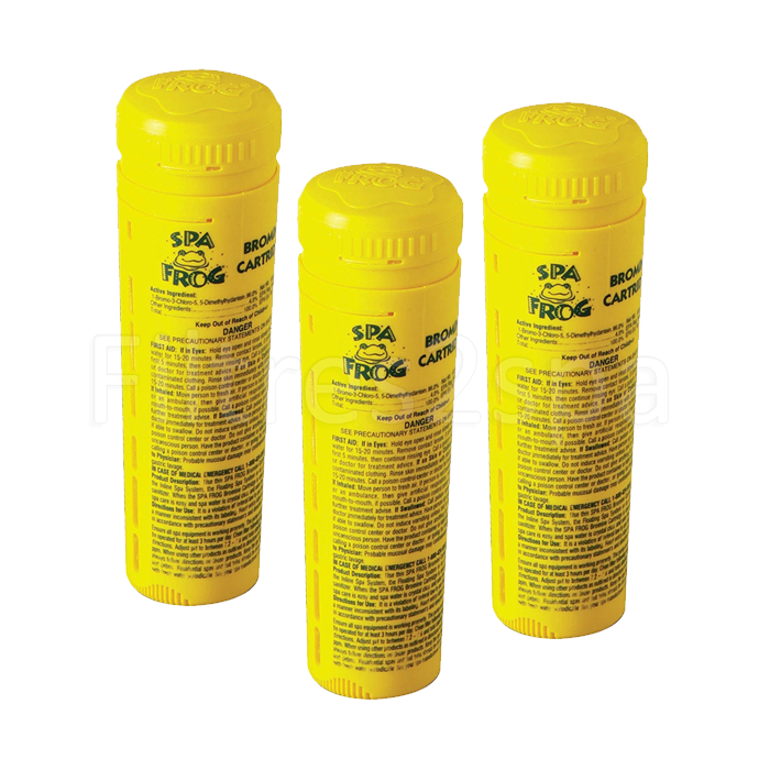 1 Lot de 3 cartouches de brome pour spa