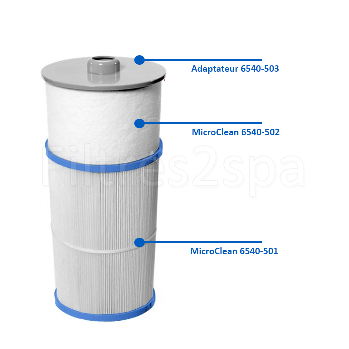 3 Filtre Microclean 6540-501 pour Sundance Spa