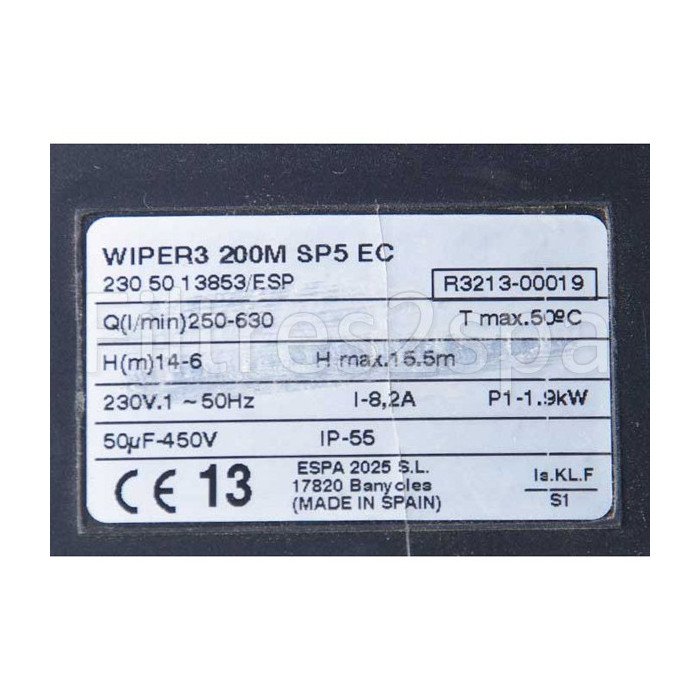 2 Pompe Espa Wiper3 200M