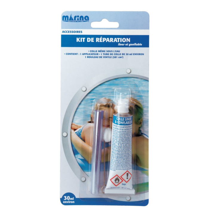 2 Colle Kit réparation liner et gonflable spa et piscine