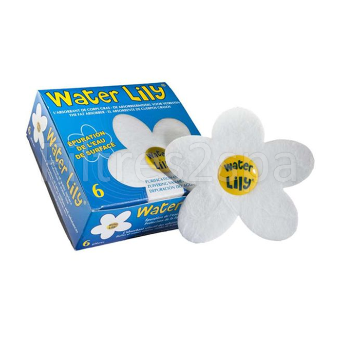 1 Water lily Absorbant corps gras pour spa