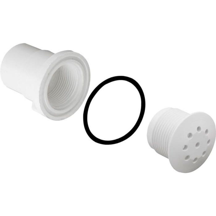 Buse d'air pour spa droite blanche 1 pouce Waterway