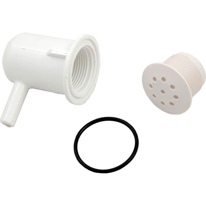 Buse d'air coudée pour spa waterway blanche 3/8 pouce