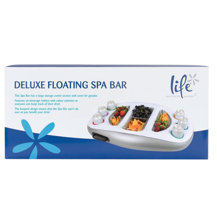 Packaging du Bar gonflable flottant pour spa Deluxe