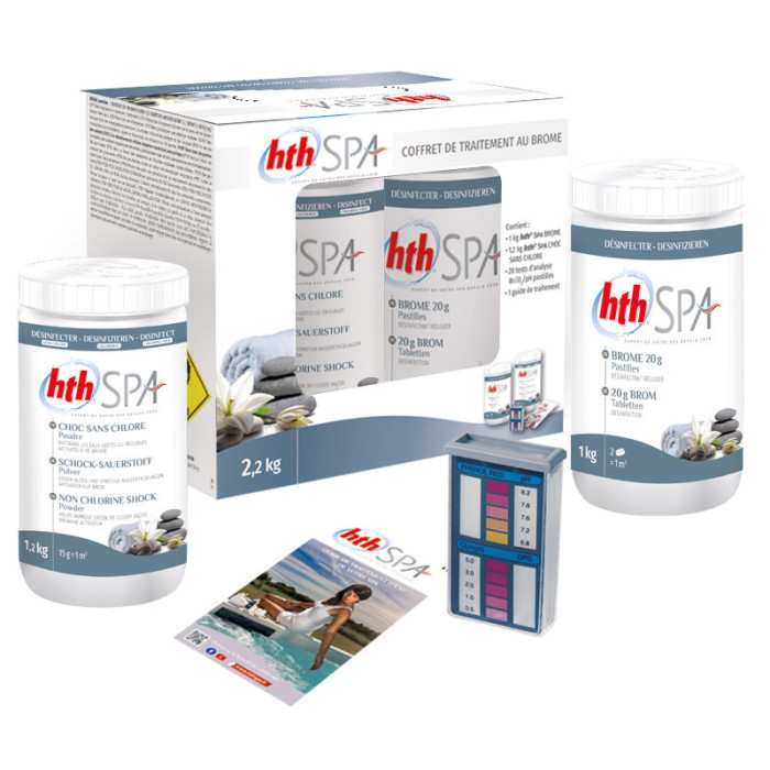 Kit traitement au brome spa gonflable HTH SPA