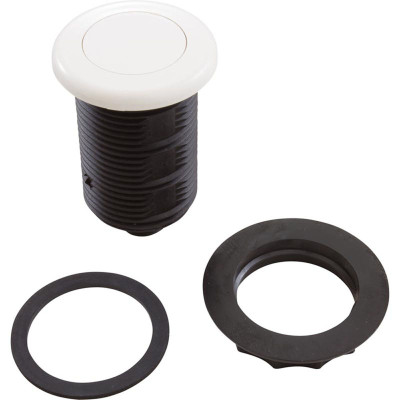 1 Bouton pneumatique pour spa jacuzzi - mini, plat, blanc