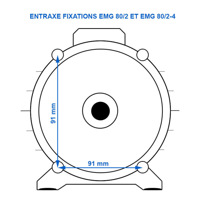 Moteur de pompe spa EMG 63/4