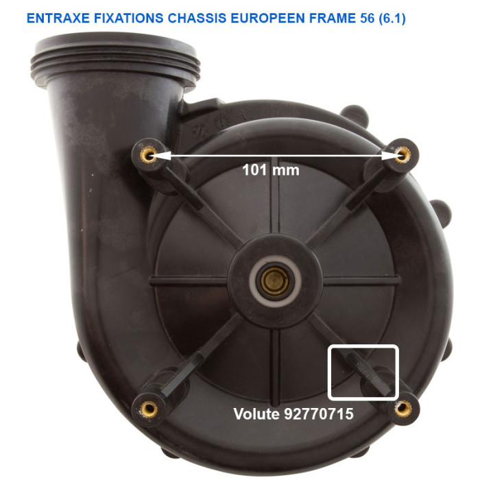 3 Corps de pompe Aqua-Flo XP2e 2.5HP