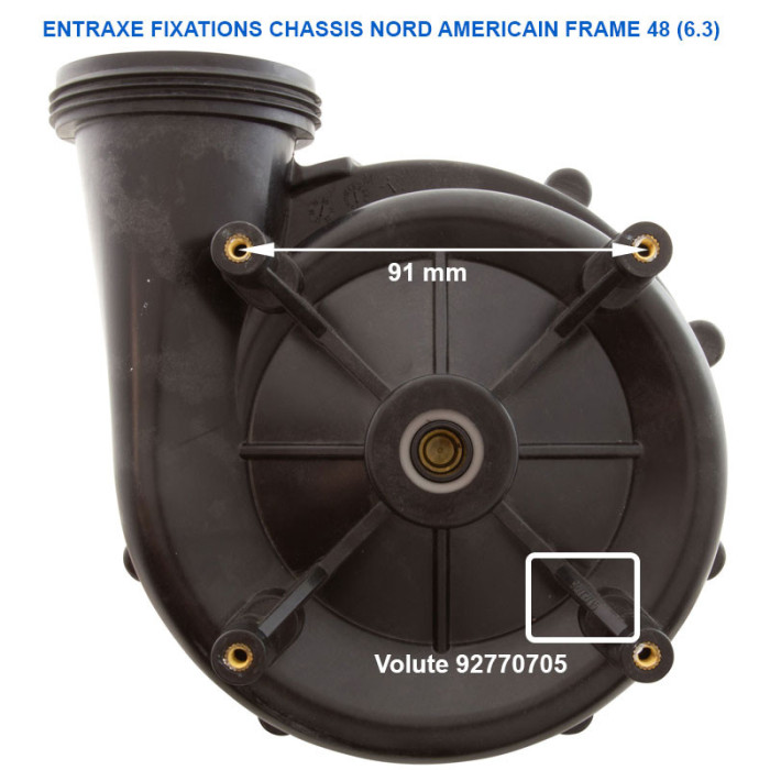 3 Corps de pompe Aqua-Flo XP2e 1.5HP