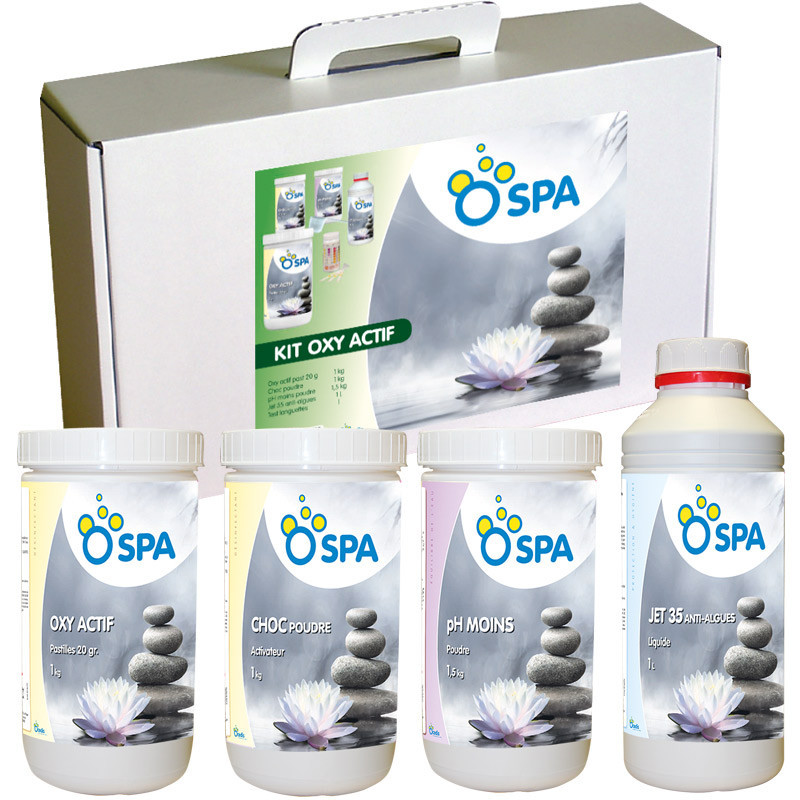 COFFRET TRAITEMENT OXYGEN ACTIF - HTH SPA