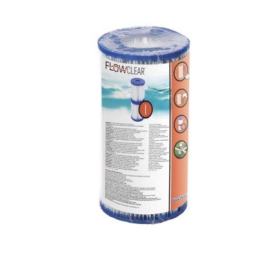 Filtre piscine Bestway type 1 / 58093 - Lot de 2
