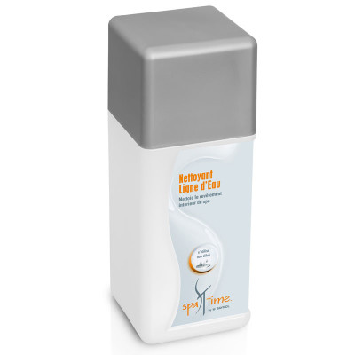 Nettoyant ligne deau : Nettoie le revêtement intérieur du spa