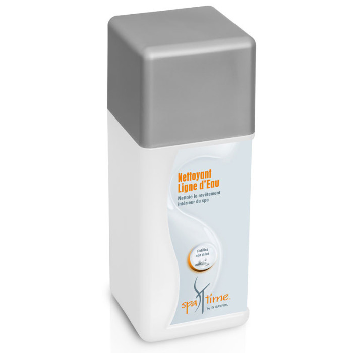 Nettoyant ligne deau : Nettoie le revêtement intérieur du spa