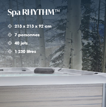 Couverture spa Hotspring Flair, Flash et Rhythm 