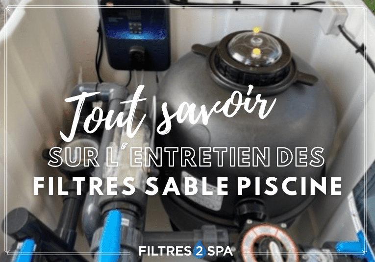 Le filtre à sable doit être nettoyé pour continuer à filtrer avec une grande finesse