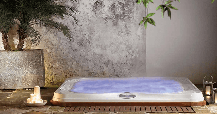 Les spas encastrables à débordement de la marque Jacuzzi