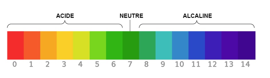 Taux de pH eau spa