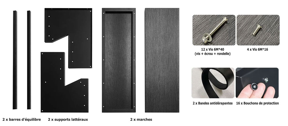 Montage escalier spa Design Spa