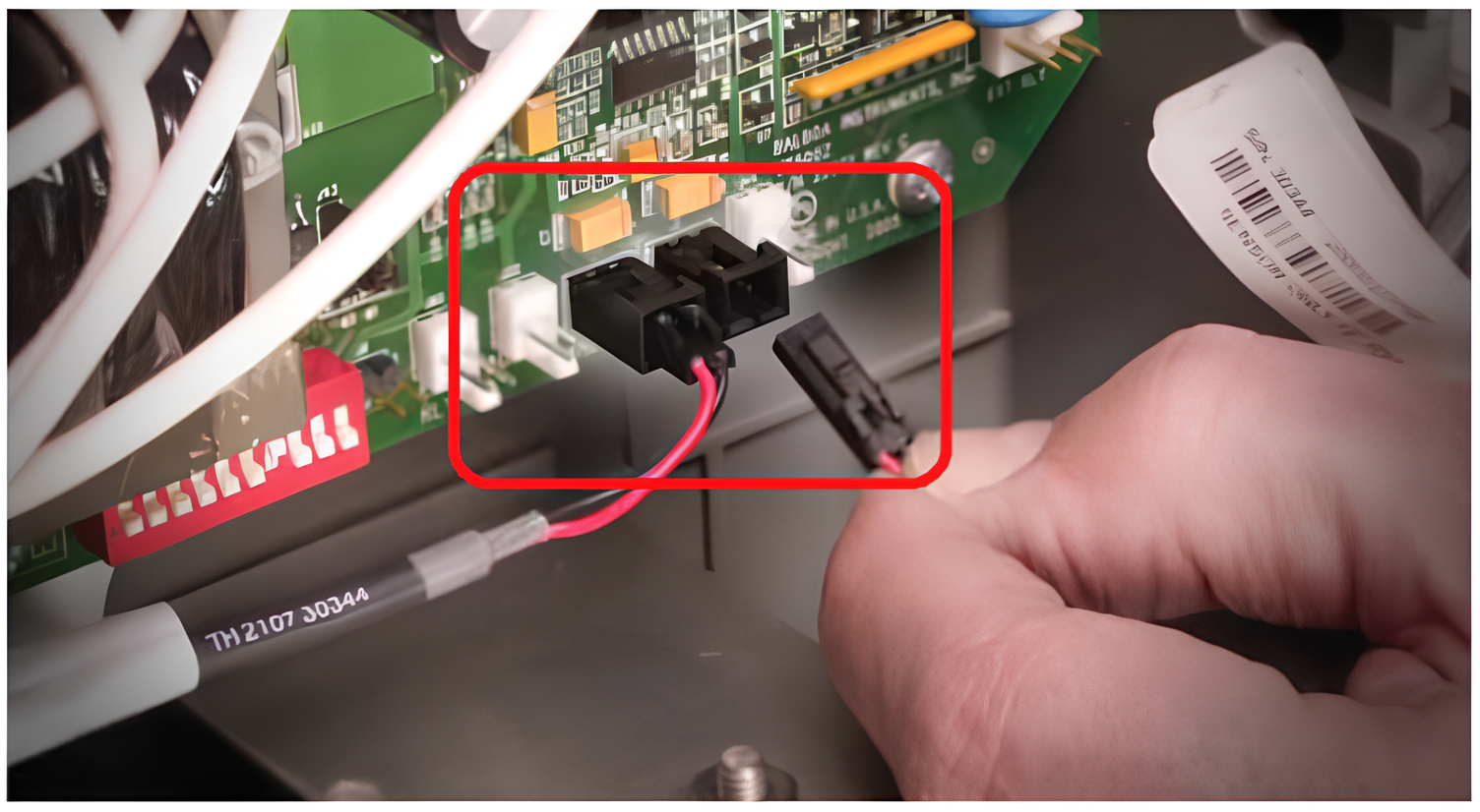 Branchement sonde de température sur carte éléctronique