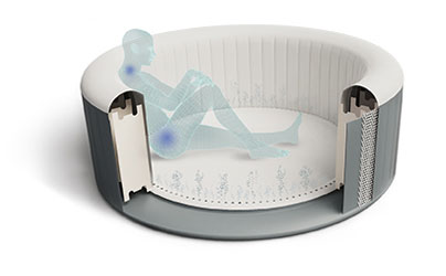 La forme géométrique du spa joue sur le calcul de son volume