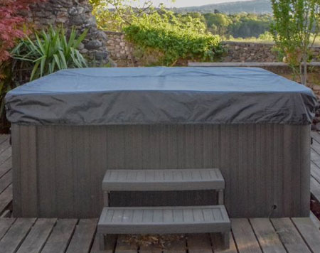 Couverture sur mesure spa carré dimensions 220cm x 220cm EN STOCK