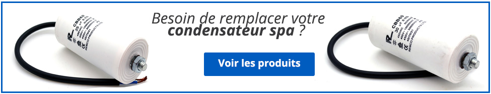 Remplacement condensateur pompe spa