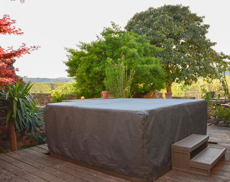 Housse de protection pour spa 220 x 220 cm