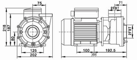 pompe-lp300-dimensions