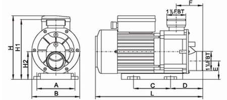 dimensions-pompe-tda100