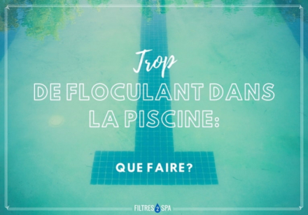 Trop de floculant dans la piscine : que faire ?