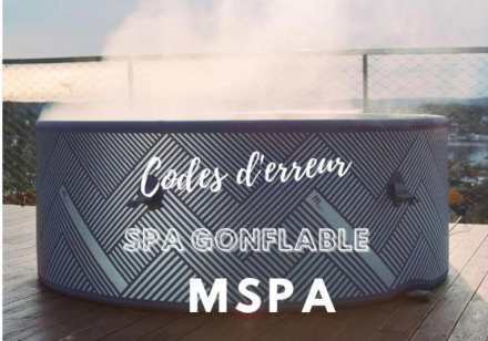 Codes d'erreur spas Mspa : comprendre et résoudre les pannes