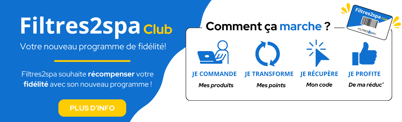 Programme de fidélité | Filtres2spa